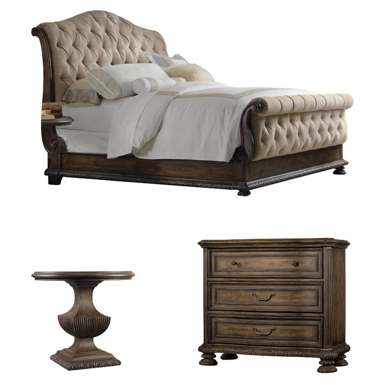 Hooker furniture rhapsody store king tufted bed